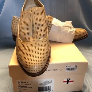 BCBGeneration “Brisk B” Perforated Slip-On Oxford
